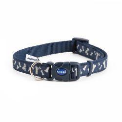 Ancol Collar & Lead Bone Blue