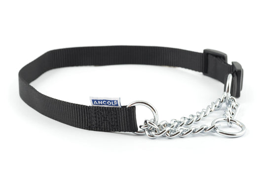Ancol Nyl Chain Check Col Blck S4-7