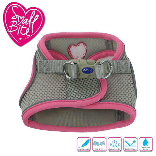 Ancol S Bite Step In Harn Pink 25-30cm