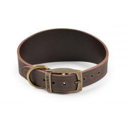 Ancol Timberwolf Greyhound Leather Collar, 34-43cm