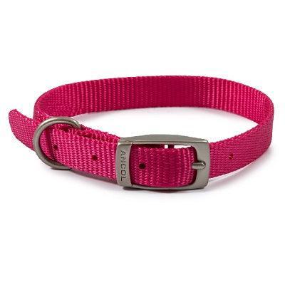 Ancol Viva Buckle Col Pink 26-31cm