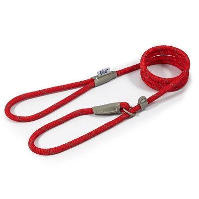 Ancol Viva Rope Refl Slp Lead Red80mm
