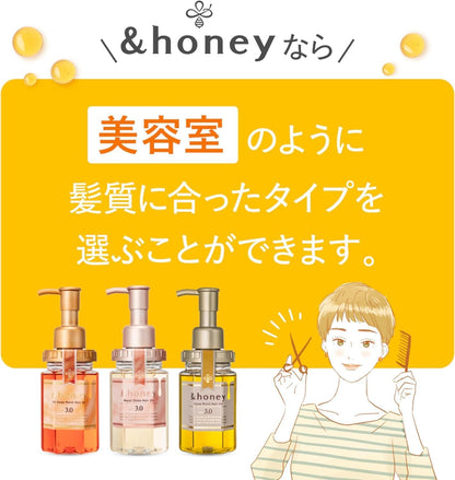 &honey Deep Moist Hair Oil with Bulgarian Damask Rose Honey, 3.4 oz (100 ml)