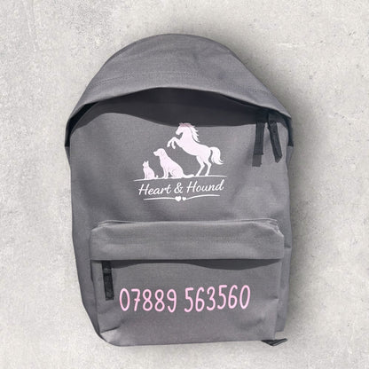 Personalised Business Backpack | Branded Work Backpack for Pet Professionals