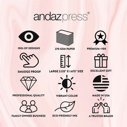 Andaz Press Bridal Shower Lip Balm Favors – Black & White Modern 12-Pack