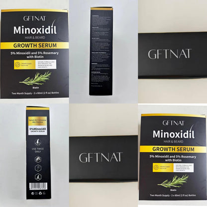 Andelusita 5% Minoxidil with Rosemary & Biotin – Hair & Beard Growth Serum