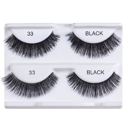 Andrea Two of a Kind False Lashes 33 Black – Dramatic Full-Volume 4-Pack