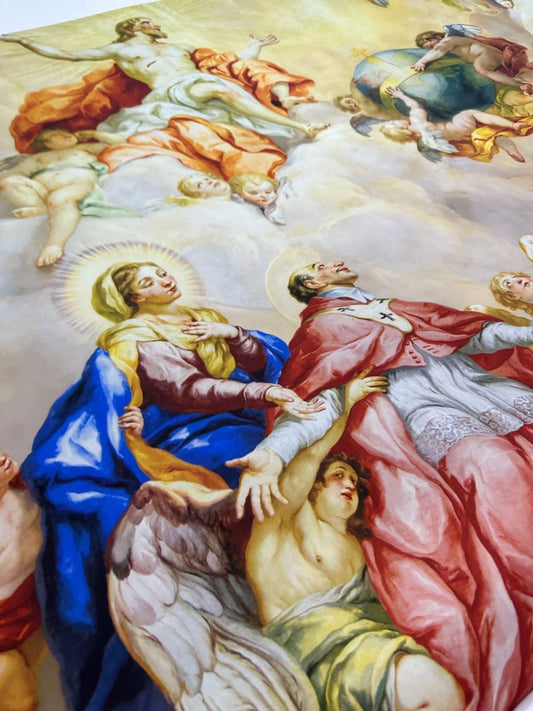 Angel Dome Pattern Fabric by the Metre