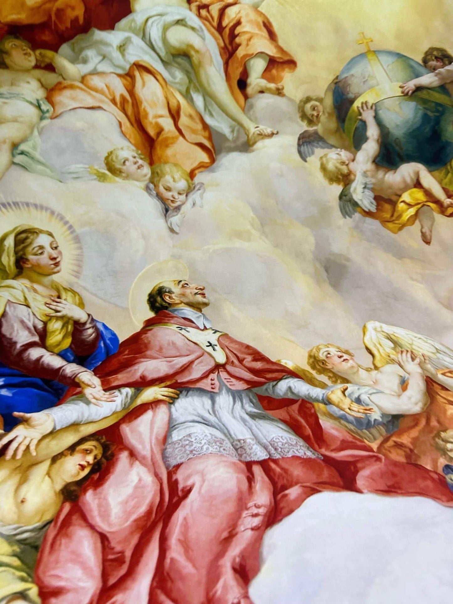 Angel Dome Pattern Fabric by the Metre
