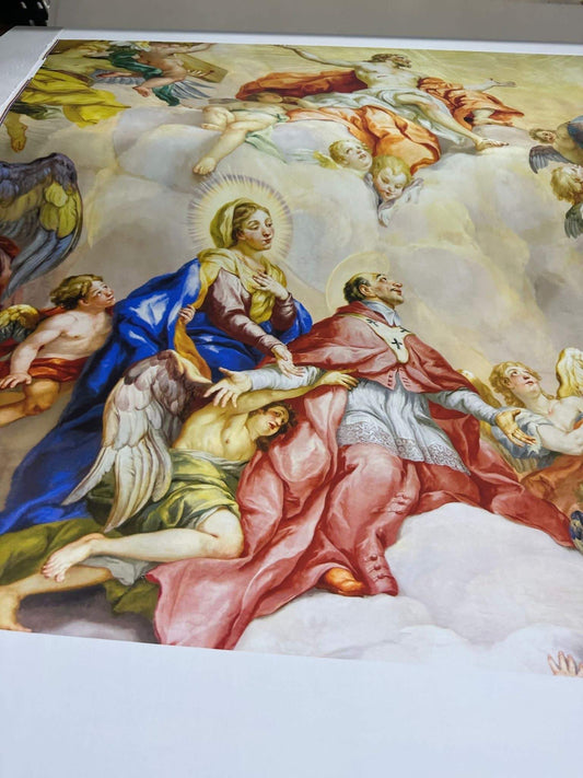Angel Dome Pattern Fabric by the Metre