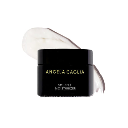 Soufflé Moisturizer by Angela Caglia – Lightweight, Antioxidant-Rich Hydration with Goat Milk & Aloe | Fragrance-Free 1.7 oz