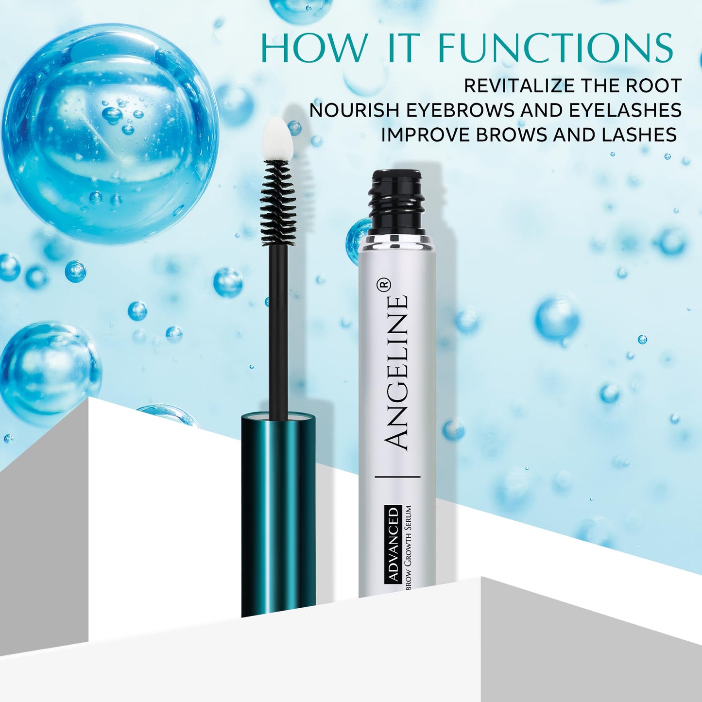 Angeline Premium Eyebrow Growth Serum for Thicker Brows – Advanced Brow Serum 5ml