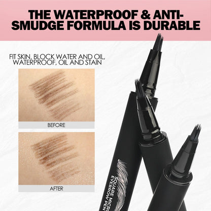 Anglicolor Mocha Microblading Brow Pen – Quick, Natural Hair-Like Strokes, Long-Lasting & Easy to Use