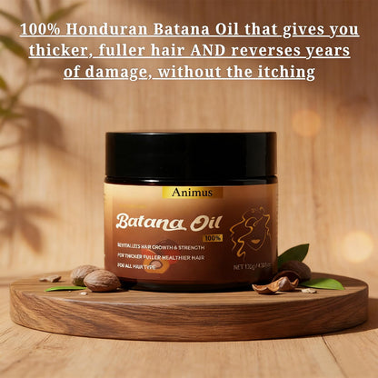 Animus Batana Oil – 100% Pure Batana Paste Hair Mask for All Hair Types