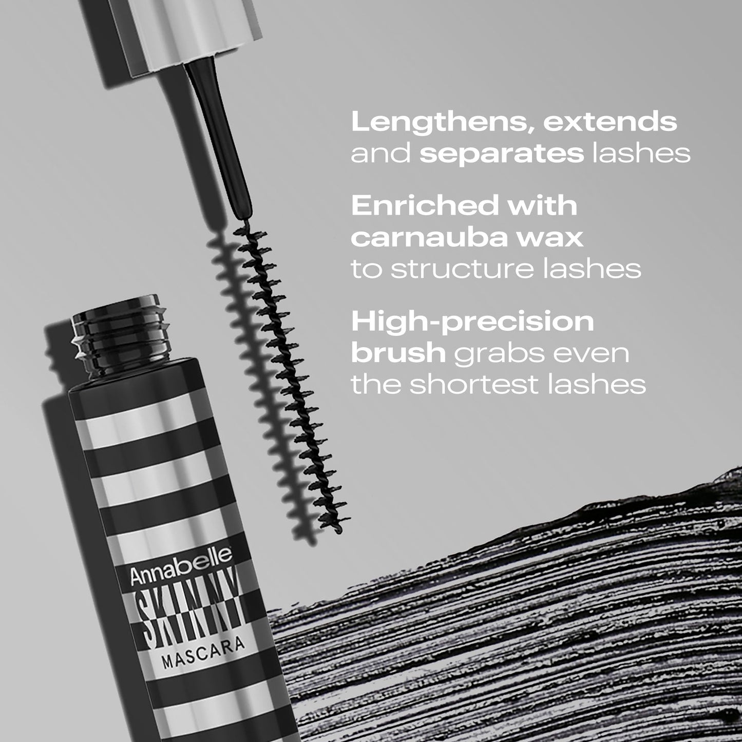 ANNABELLE Skinny Mascara – Award-Winning Length & Definition, Eco Packaging | 0.13 fl oz