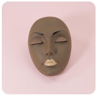 ANNAFRIS Lash Mannequin Head with Removable Eyelids – Lash Extension Training Practice Head (White)