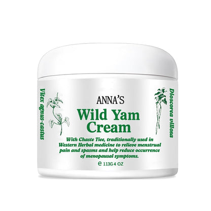 Anna's Organic Wild Yam Cream – Lightweight Body Moisturizer for All Skin Types
