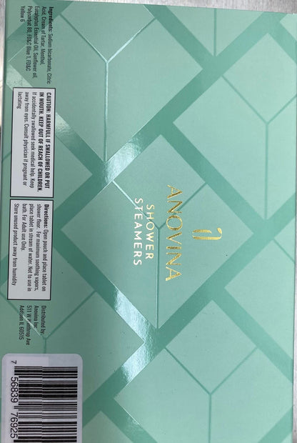 Anovina 12XL Eucalyptus Shower Steamers – Menthol Aromatherapy, Made in USA