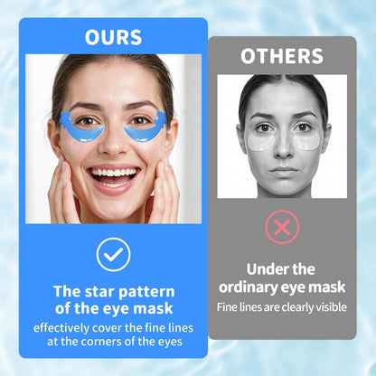 ANPODE 30 Pairs Tri-Color Star Under Eye Patches – Hydrogel for Puffy Eyes & Dark Circles