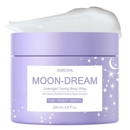 Anroha Moon Dream Overnight Toning Whip – Body Firming Cream for Women | 6.8 oz