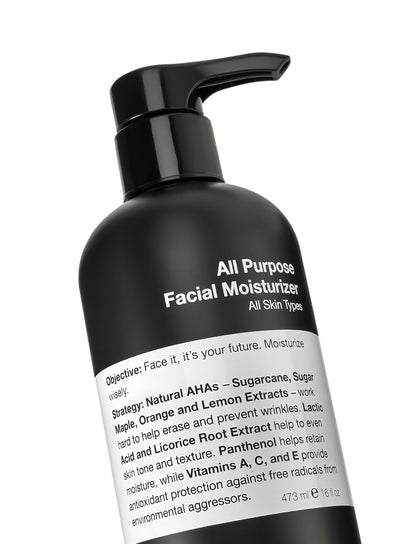 Anthony All-Purpose Facial Moisturizer – Lightweight Men’s Hydrating Lotion, Non-Comedogenic, Anti-Aging – 16 Fl Oz