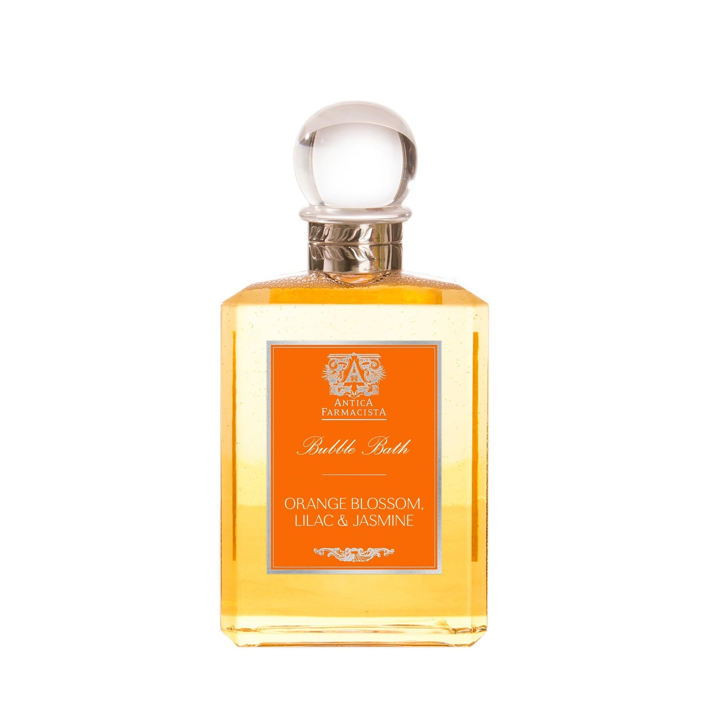 Antica Farmacista Bubble Bath – Luxury Foam with Honey, Aloe Vera & Jojoba Oil | Orange Blossom, Jasmine & Lilac
