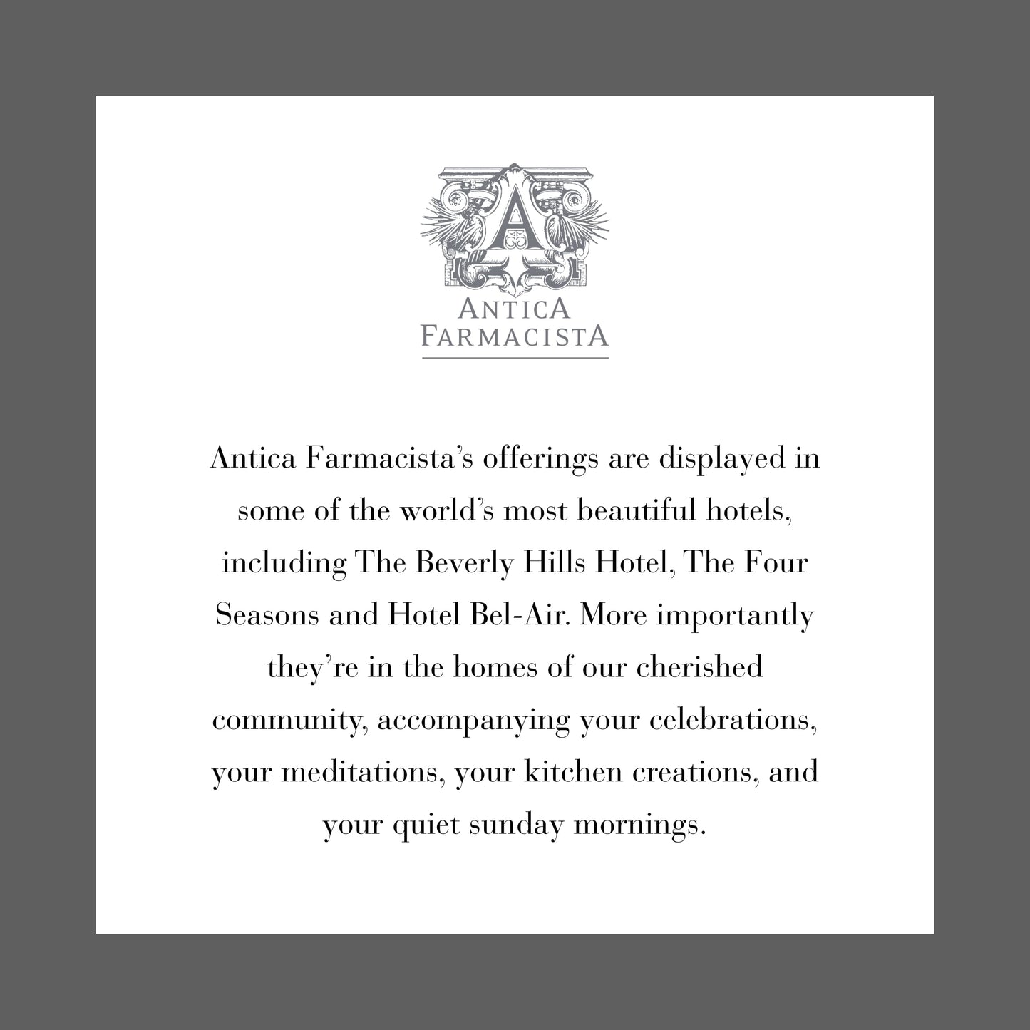 Antica Farmacista Perfume - Elegant Eau de Parfum 1.7 fl oz | Long-Lasting Floral Fragrance