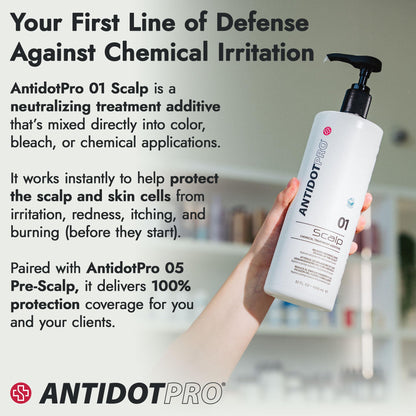 AntidotPro 01 Scalp | Skin Protector for Color, Bleach & Chemical Services — 240ml