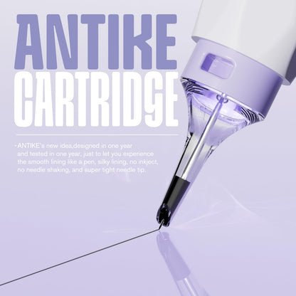 ANTIKE Clouds Pro Tattoo Cartridge Needles #10(3RL) 20Pcs 0.3mm – Soft Finger Ledge, Membrane, X-Taper