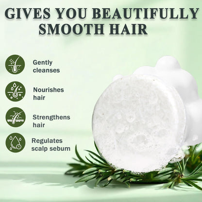 Anweina 3-Pack Rosemary Hair Shampoo Bar | Deep Cleansing, Oil Control & Strength for Thinning Hair
