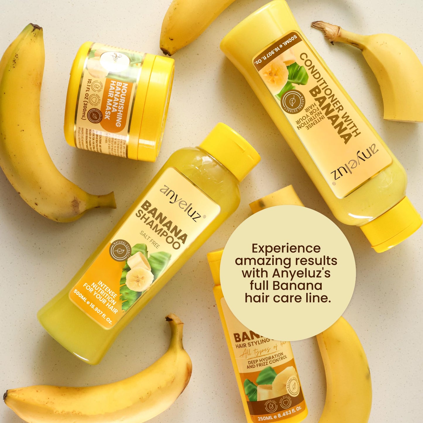 ANYELUZ Intensive Banana Hair Mask – Deep Repair & Hydration for Damaged Hair