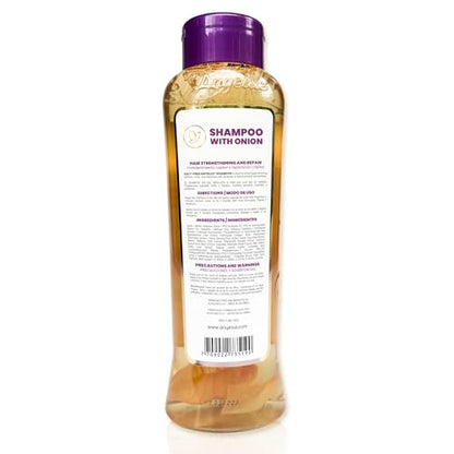 ANYELUZ Onion Shampoo – Odorless, Oil Control, All Hair Types (Salt & Paraben Free)