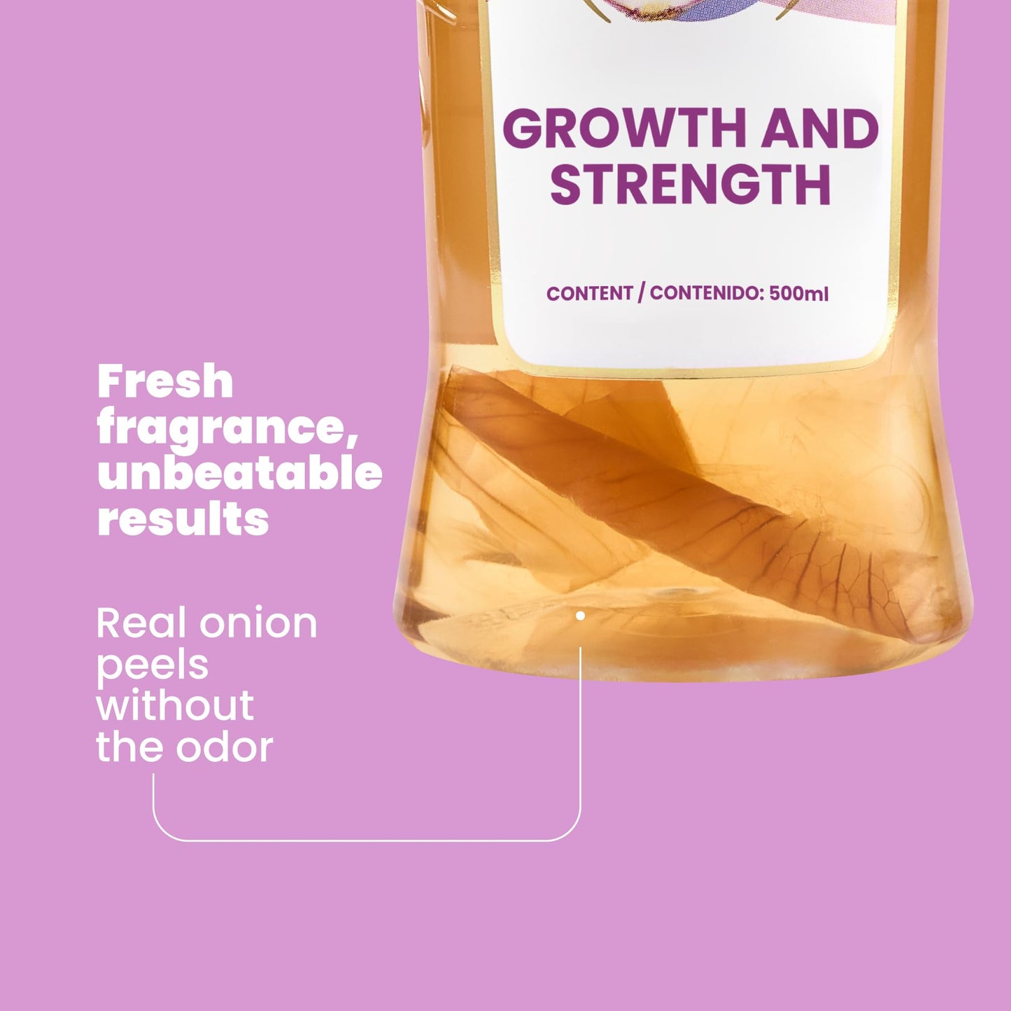 ANYELUZ Onion Shampoo – Odorless, Oil Control, All Hair Types (Salt & Paraben Free)