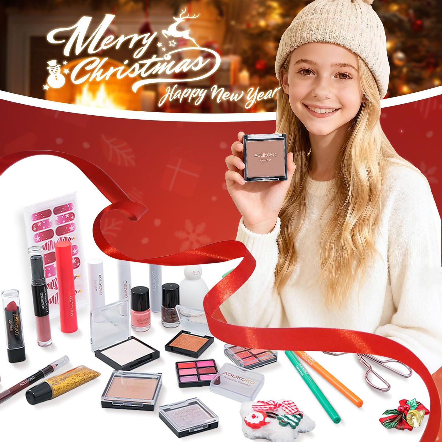 AOLIKOKO Makeup Advent Calendar 2025 – 24 Days of Beauty Surprises