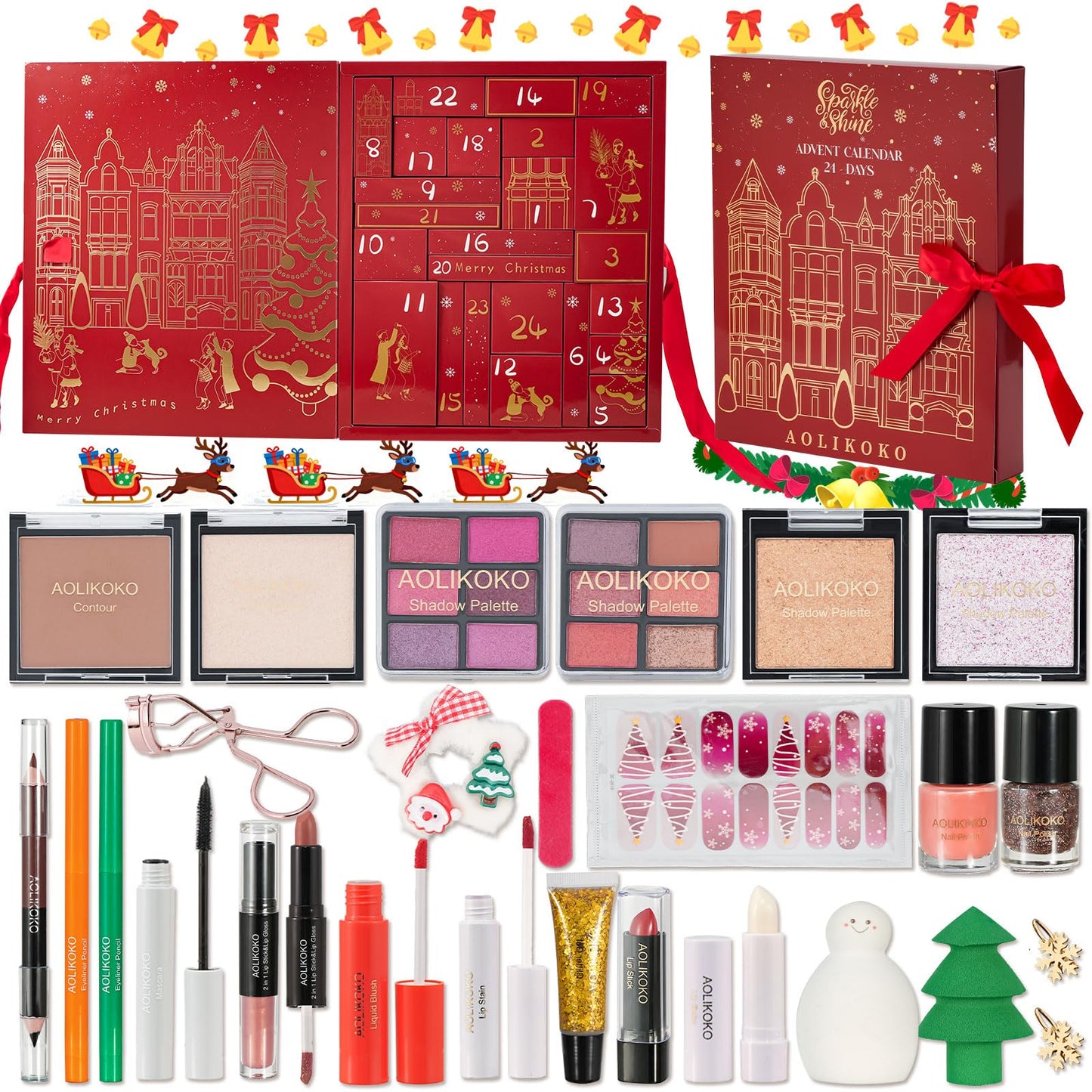 AOLIKOKO Makeup Advent Calendar 2025 – 24 Days of Beauty Surprises