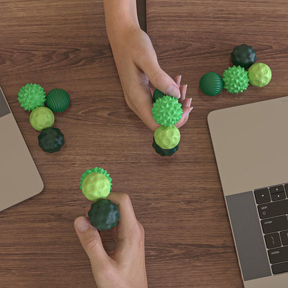 AotBlcer Magnetic Balls Fidget Toy – 8pcs Silicone Shell Desk Stress Relief for Adults
