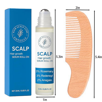 Aparthy Hair Growth Roll-On – Rosemary Serum for Thicker, Stronger Hair (3pcs)
