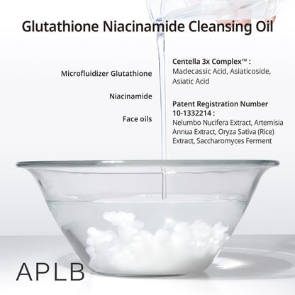APLB Glutathione Niacinamide Cleansing Oil | LIPO GLUTA NIAC OIL 85.9%