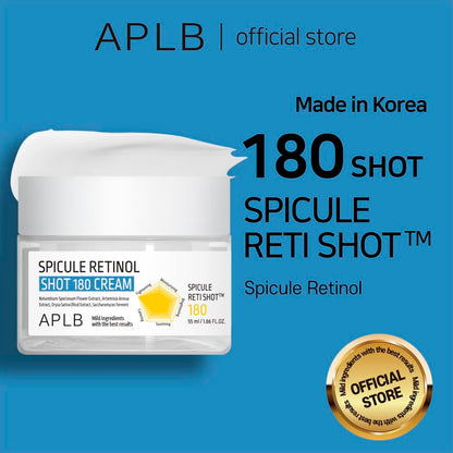 APLB Spicule Retinol Shot 180 Cream | Gentle Exfoliation, Hydration & Texture Refinement