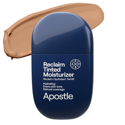 APOSTLE Reclaim Tinted Moisturizer for Men (Shade Cornwall 6) | Hydration & Buildable Coverage