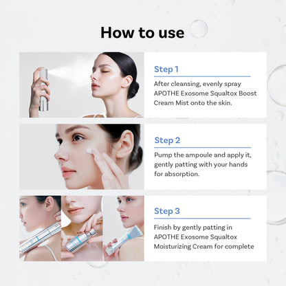 APOTHE Exosome Squal-Tox Moisturizing Cream – 60ml | Deep Hydration, Firming & Barrier Support