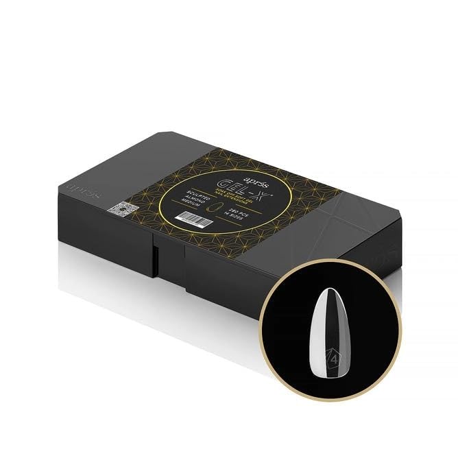 APRES Gel-X Nail Professional Starter Kit — 14 Sizes incl. Half Sizes (2025 Edition, Sculpted Almond Medium)