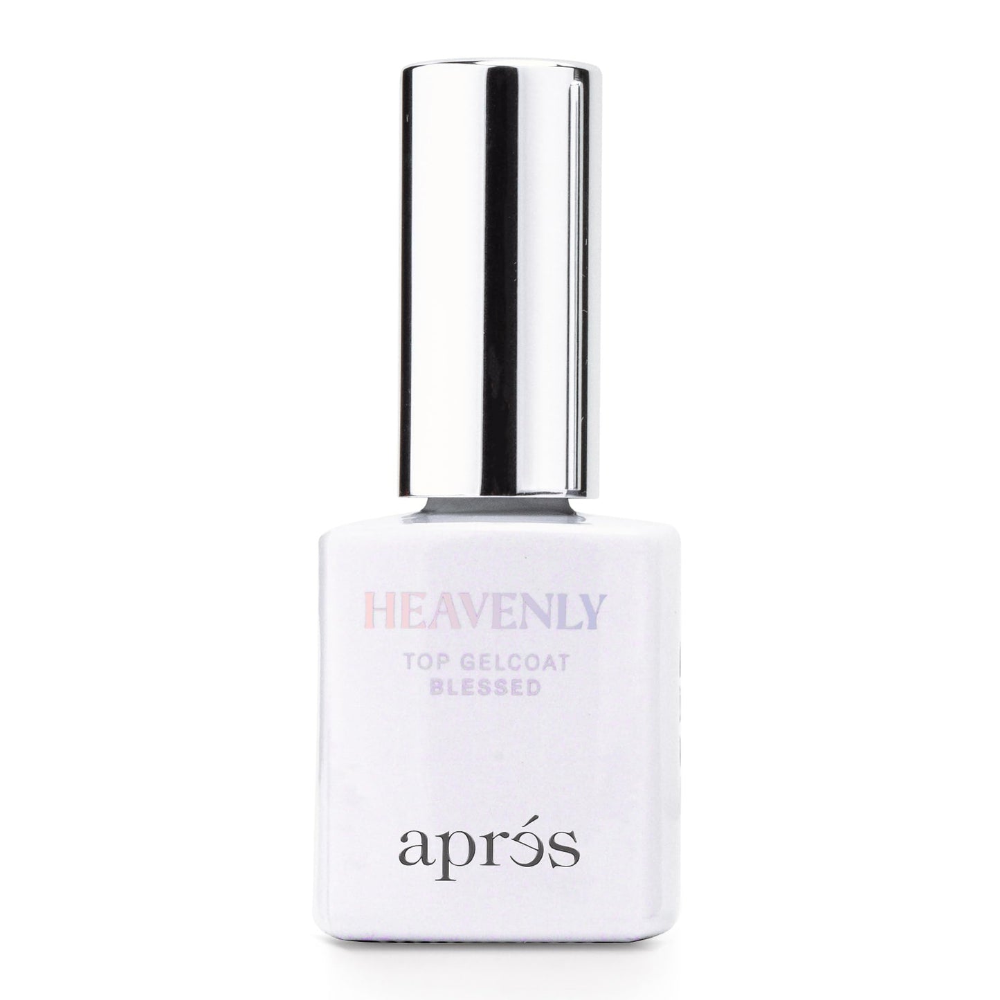 APRÉS Heavenly Top Gelcoat 15 ml – Non-Wipe Shimmer Top Coat (Blessed)