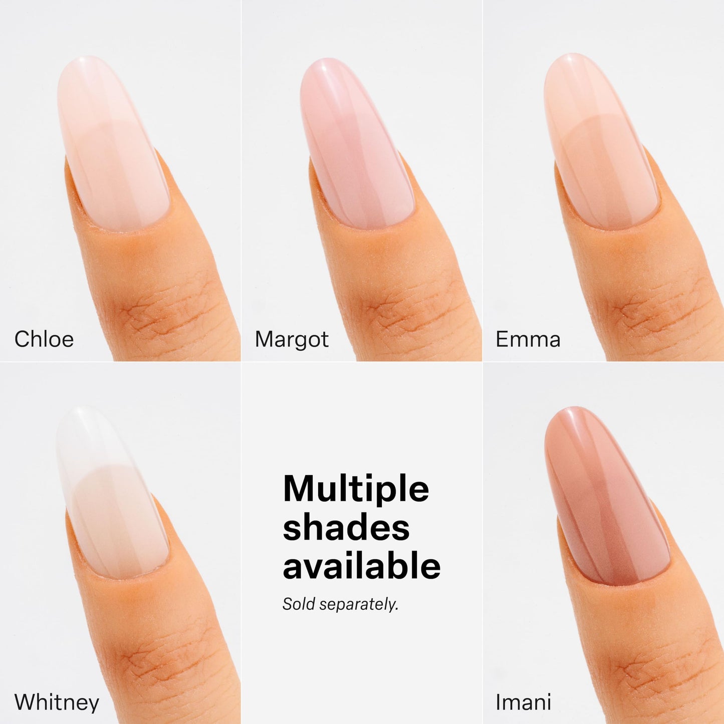 APRÉS Neutrals Gel-X Chloe Box – 150 Nail Tips, 11 Sizes 00–9, Natural Almond