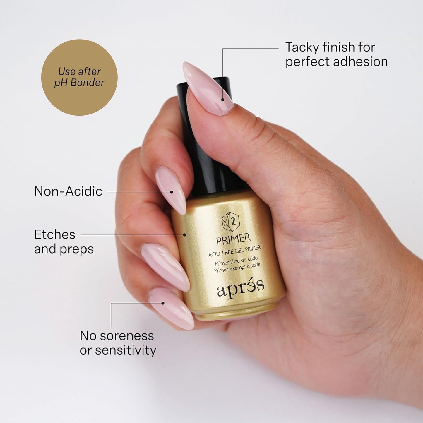 APRÉS Non-Acidic Gel Primer 15 ml – Acid-Free Gel-X Adhesion Primer