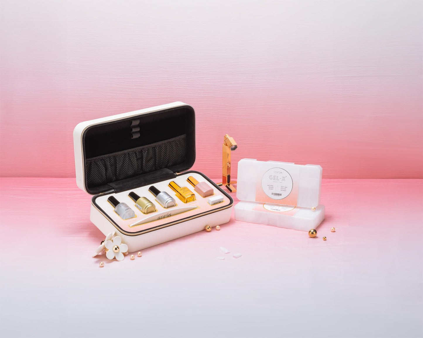 APRÉS Apres Ombré Gel-X Nail Extension Kit – 210 Tips, 14 Sizes