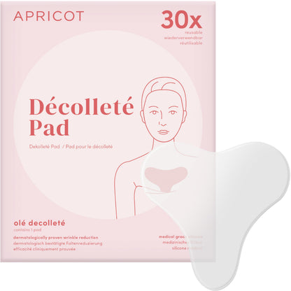 APRICOT Anti-Wrinkle Chest Pad – Reusable Silicone Décolleté Patch, Made in Germany