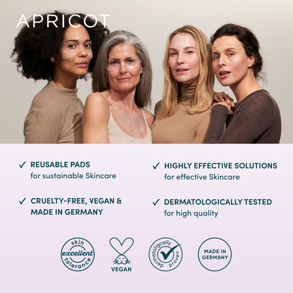 APRICOT Beauty & Healthcare Silicone Chest Pad with Ectoin – Reusable Décolletage Patch, Made in Germany