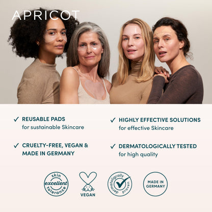 APRICOT Liberté Décolleté Silicone Chest Patch with Hyaluronic Acid | 30x Reusable | Made in Germany