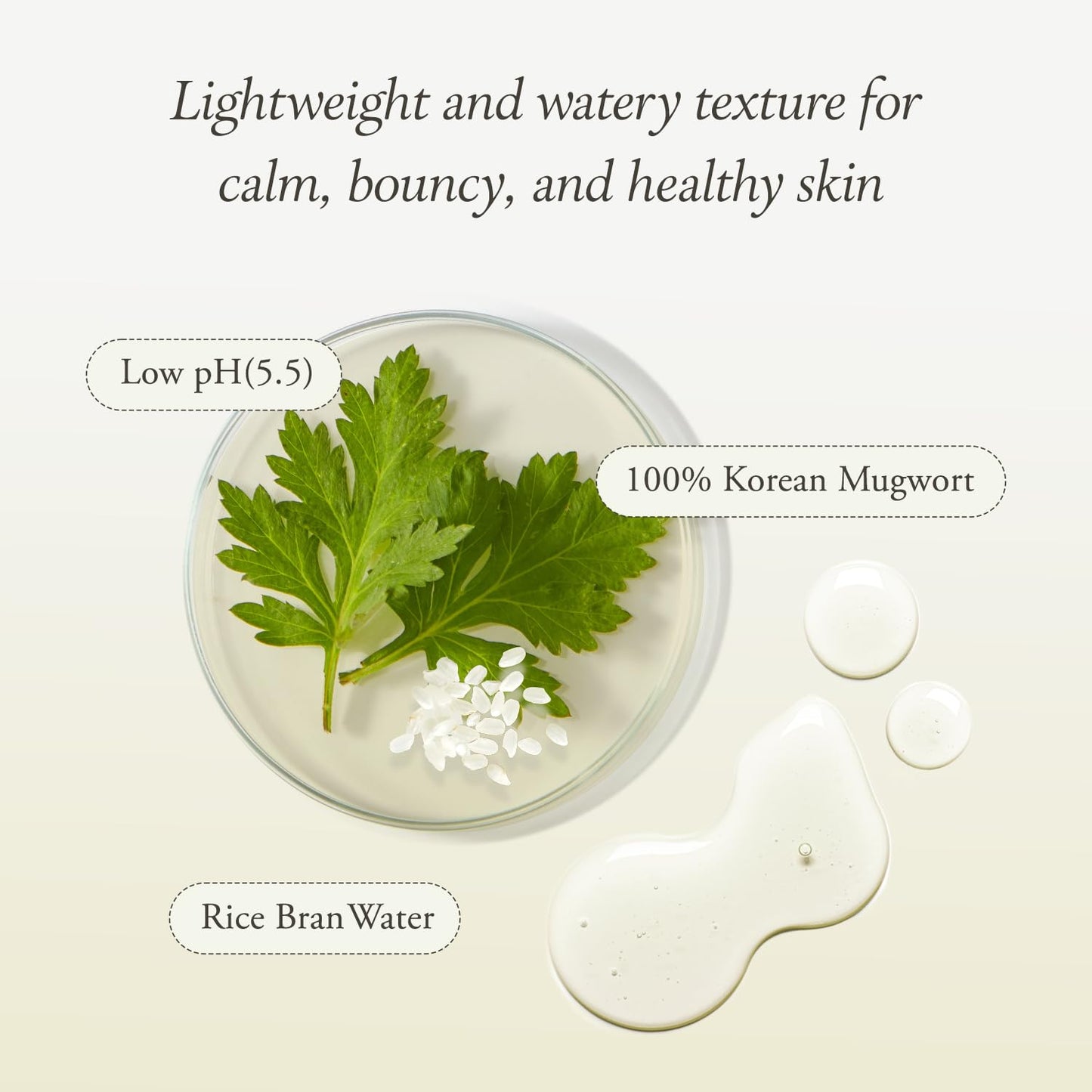APRILSKIN Artemisia Korean Rice Toner – 100% Mugwort, Hydration Boost